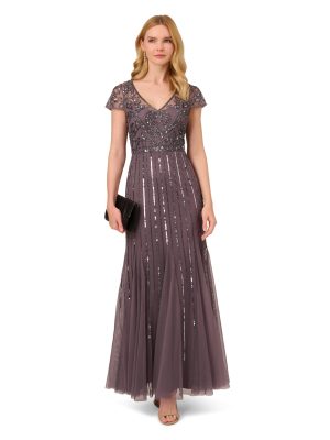 Women's beaded maxi skirt